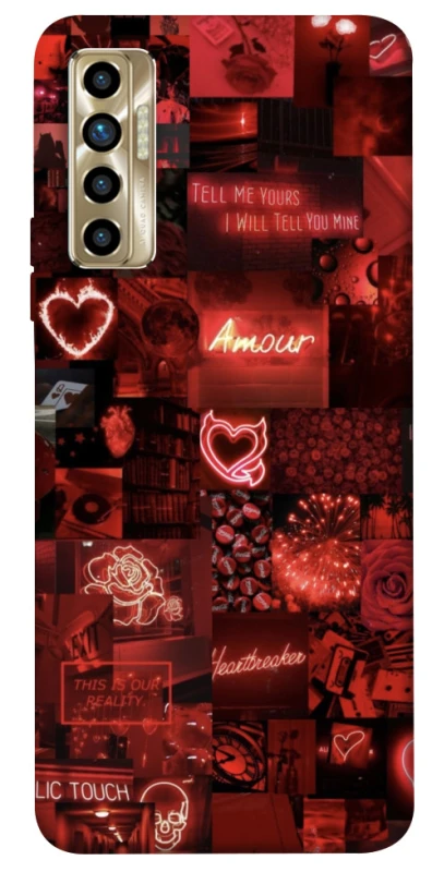 Чохол на TECNO Camon 17P Love collage ver.6 фото 1 з 1