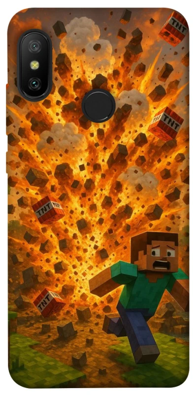 Чохол на Xiaomi Mi A2 Lite / Xiaomi Redmi 6 Pro Minecraft v7 фото 1 з 1