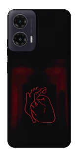 Чехол на Motorola Moto G35 Красное сердце фото 1 из 1