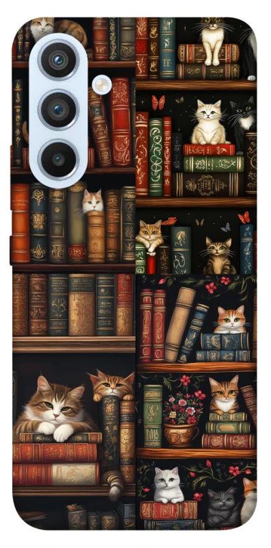 Чохол на Samsung Galaxy A54 5G Cats & Books фото 1 з 1