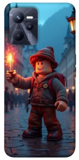 Чохол на Realme C35 Roblox Fire Logo Blue Flames фото 1 з 1