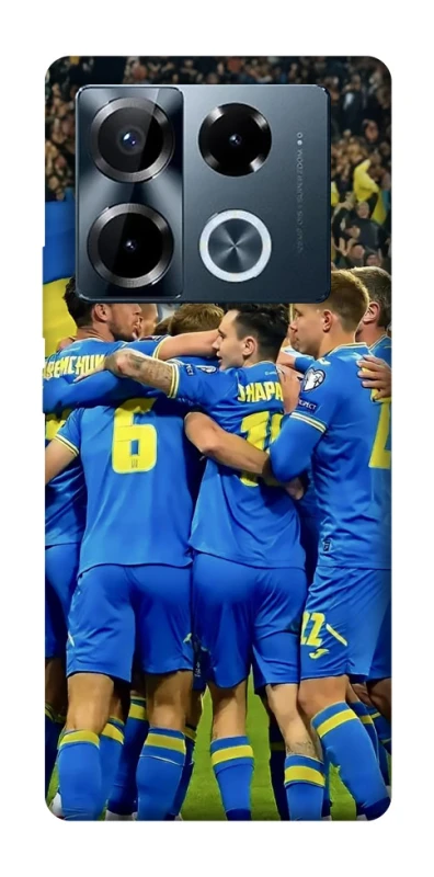 Чехол на Infinix Note 40 Pro 4G Сборная Украины v3 фото 1 из 1