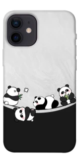 Чехол на Apple iPhone 12 mini (5.4") Four pandas фото 1 из 1