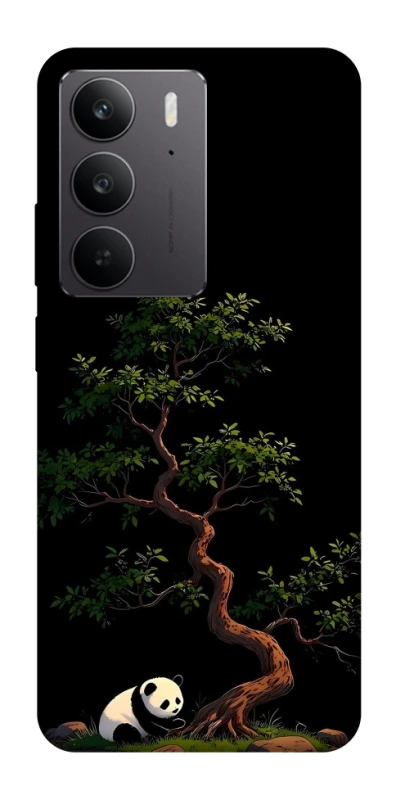 Чехол на Realme C75 Panda and tree фото 1 из 1