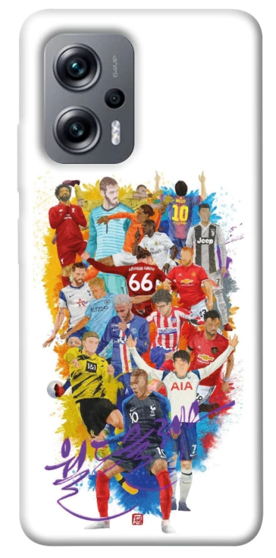 Чехол на Xiaomi Poco X4 GT Football Abstract v2 фото 1 из 1