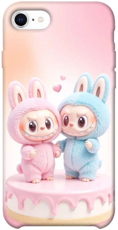 Чехол на Apple iPhone SE (2020) Labubu Twins фото 1 из 1