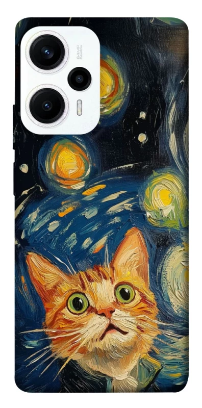 Чохол на Xiaomi Poco F5 / Note 12 Turbo paint cat фото 1 з 1