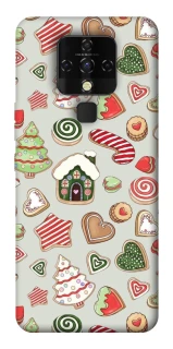 Чохол на TECNO Camon 16 SE Новорічний v7 фото 1 з 1