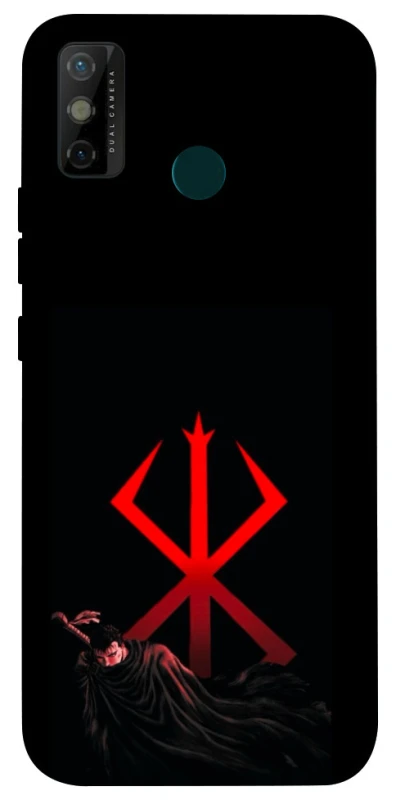 Чохол на TECNO Spark 6 Go Berserk Red Logo фото 1 з 1