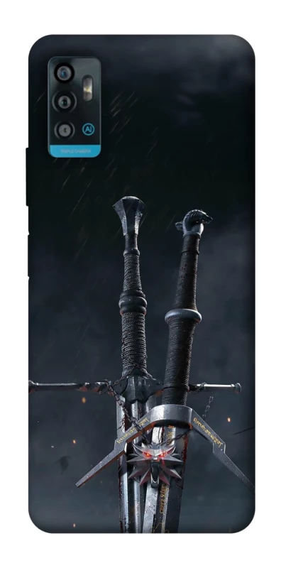 Чохол на ZTE Blade A71 Мечі Ведьмака фото 1 з 1