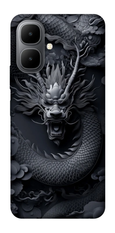 Чохол на Infinix Smart 10 black dragon фото 1 з 1