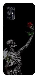 Чехол на ZTE Blade V2020 Smart Skeleton vs Rose фото 1 из 1