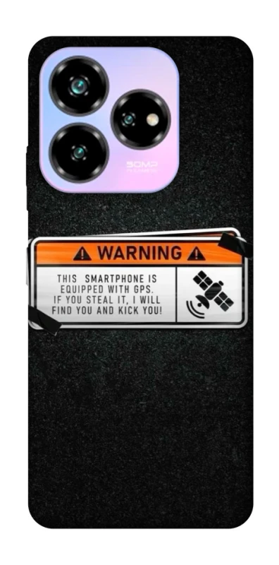 Чохол на ZTE Nubia V60 Desing Warning фото 1 з 1