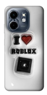 Чохол на Infinix Smart 9 4G / Hot 50i I love Roblox фото 1 з 1