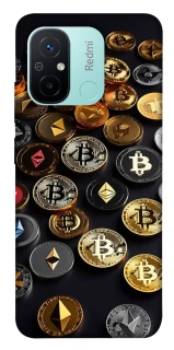 Чехол на Xiaomi Redmi 12C / Poco C55 Many coins фото 1 из 1