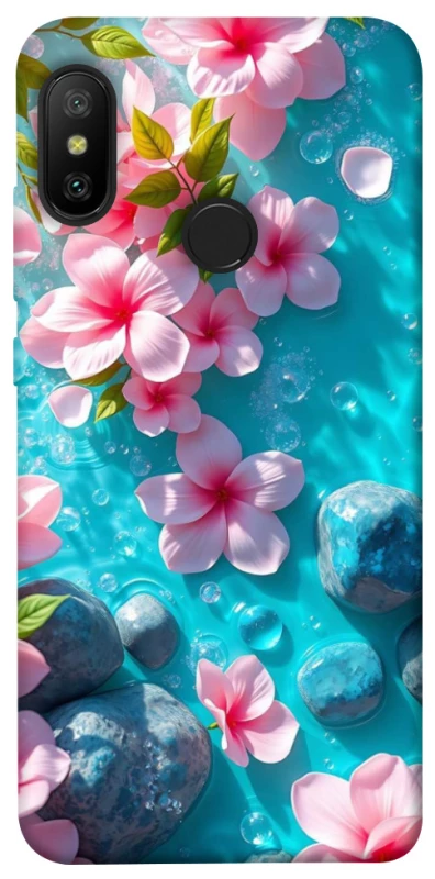 Чохол на Xiaomi Mi A2 Lite / Xiaomi Redmi 6 Pro Flowers v19 фото 1 з 1