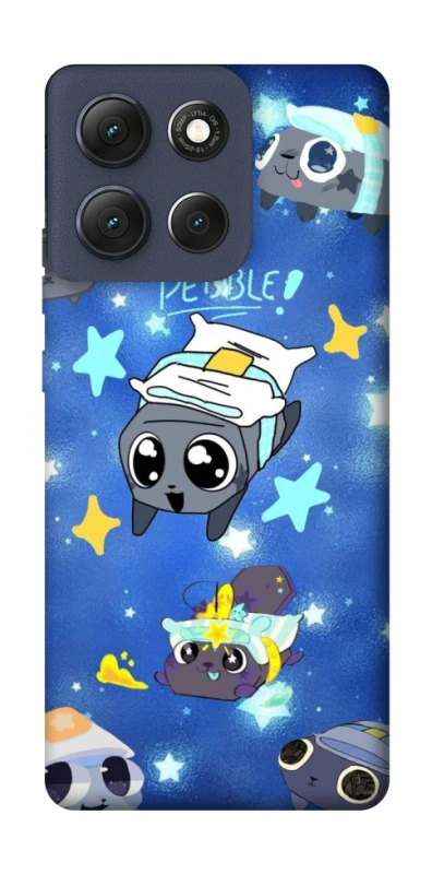 Чохол на Motorola Moto G86 Pebble kitten stars фото 1 з 1