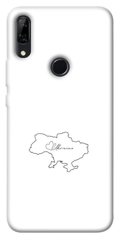 Чохол на Huawei P Smart Z Ukraine map фото 1 з 1