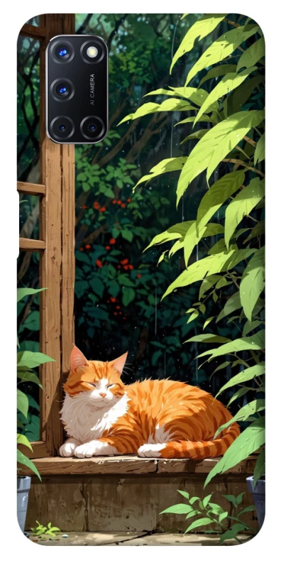 Чохол на Oppo A52 / A72 / A92 red cat фото 1 з 1