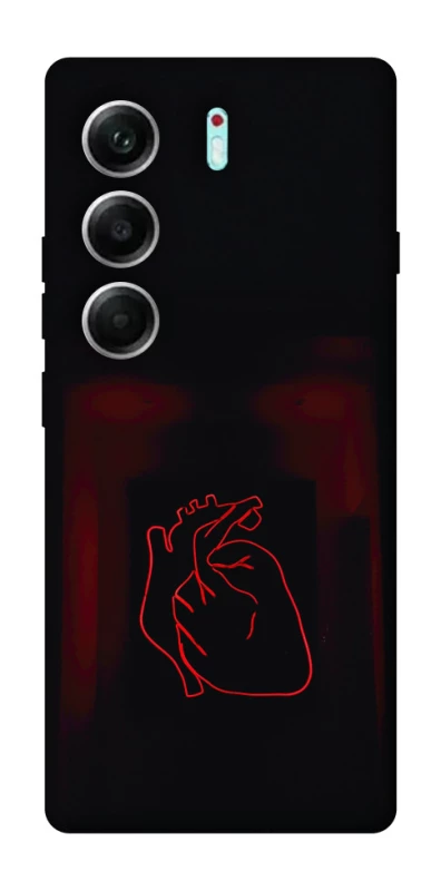 Чехол на Tecno Camon 40 Pro Красное сердце фото 1 из 1