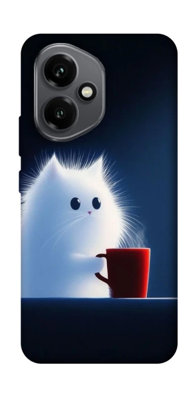 Чехол на Honor 400 Чехол кот с кофе фото 1 из 1