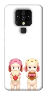 Чехол на TECNO Camon 16 SE Puppy Love Duo фото 1 из 1