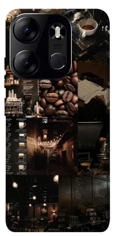 Чохол на Tecno Spark Go 2023 Coffee collage ver.1 фото 1 з 1