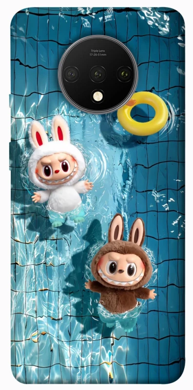 Чохол на OnePlus 7T Labubu in the pool фото 1 з 1