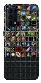 Чехол на Oppo Reno 5 4G Inventory menu ver.2 фото 1 из 1