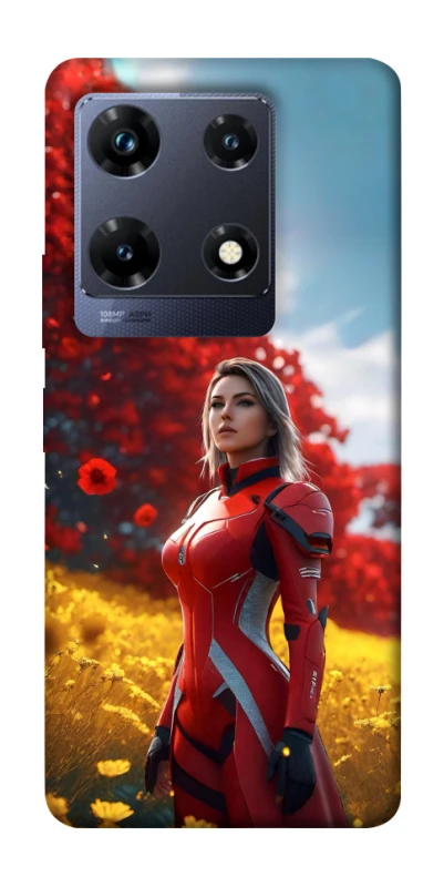 Чохол на Infinix Note 30 Pro Cyber space girl ver.5 фото 1 з 1