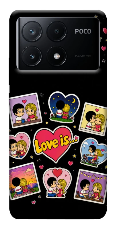 Чохол на Xiaomi Poco X6 Love is ver.2 фото 1 з 1