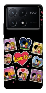Чехол на Xiaomi Poco X6 Love is ver.2 фото 1 из 1
