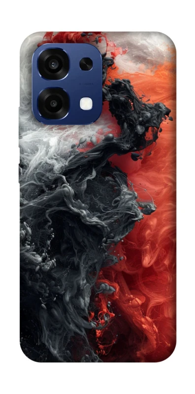 Чохол на Oppo A6 Pro 4G/5G Black and Red фото 1 з 2