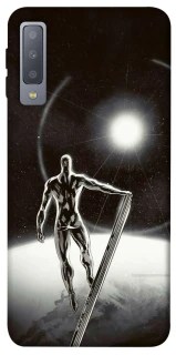 Чохол на Samsung A750 Galaxy A7 (2018) Срібний серфер фото 1 з 1