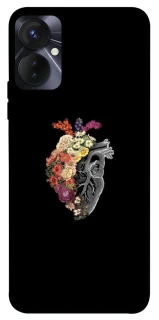 Чохол на TECNO Spark 9 Pro (KH7n) Heart with flowers фото 1 з 1