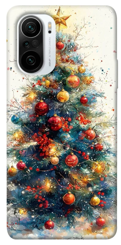 Чехол на Xiaomi Redmi K40 / K40 Pro / K40 Pro+ / Poco F3 Новогодний v36 фото 1 из 1