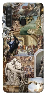 Чехол на Samsung Galaxy A21 Art collage ver.10 фото 1 из 1