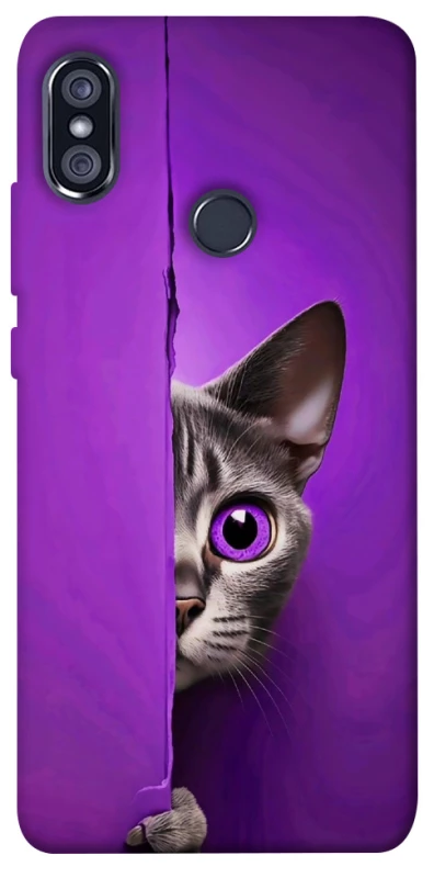Чохол на Xiaomi Redmi Note 5 Pro / Note 5 (AI Dual Camera) Кіт-підглядач фото 1 з 1