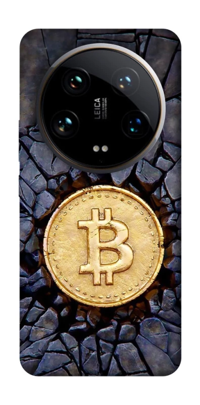 Чохол на Xiaomi 14 Ultra Bitcoin cracks фото 1 з 1