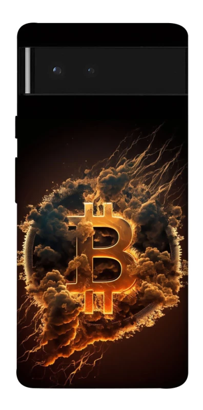 Чехол на Google Pixel 6 Smoky Bitcoin фото 1 из 1