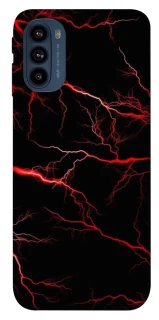 Чехол на Motorola Moto G41 Красная молния фото 1 из 1