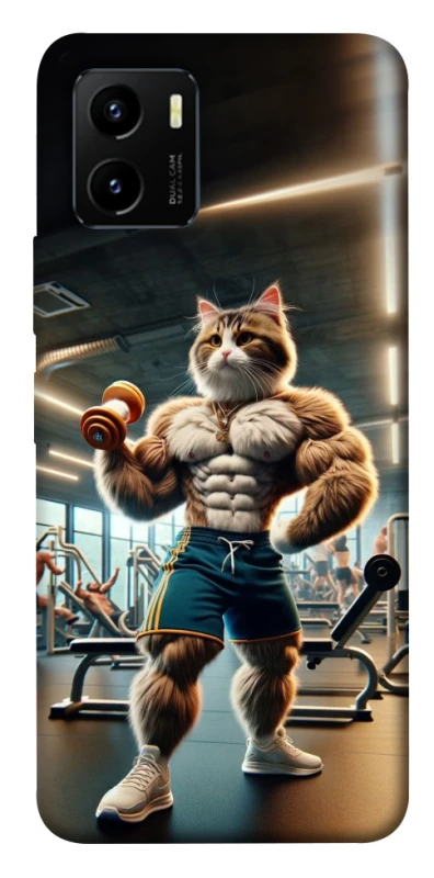 Чохол на Vivo Y15s Кіт качок фото 1 з 1