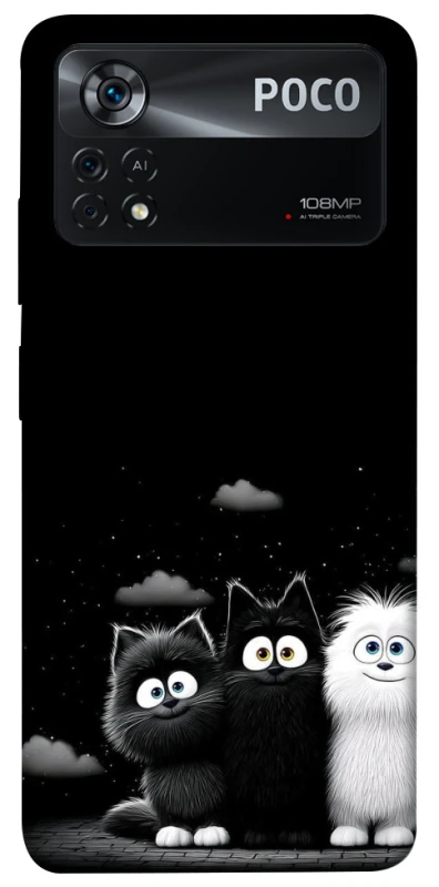 Чехол на Xiaomi Poco X4 Pro 5G Three Cats фото 1 из 1