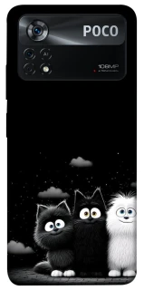 Чехол на Xiaomi Poco X4 Pro 5G Three Cats фото 1 из 1