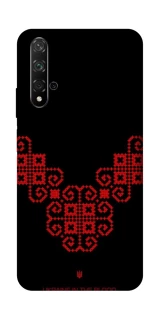 Чохол на Huawei Honor 20 / Nova 5T Чорно-червона вишиванка фото 1 з 1