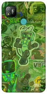 Чохол на TECNO POP 4 Dandysworld tv green theme фото 1 з 1