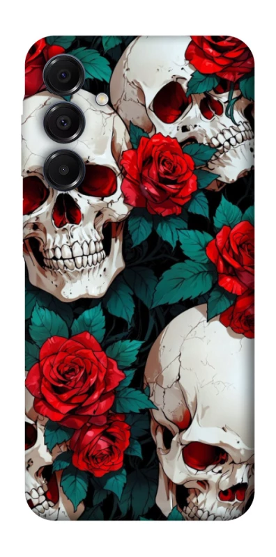 Чохол на Samsung Galaxy A16 4G/5G skull and rose фото 1 з 1