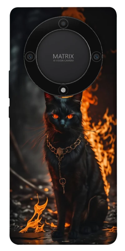 Чехол на Huawei Magic5 Lite Огненный кот фото 1 из 1