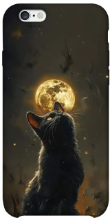 Чохол на Apple iPhone 6/6s (4.7") Кіт під місяцем v2 фото 1 з 1