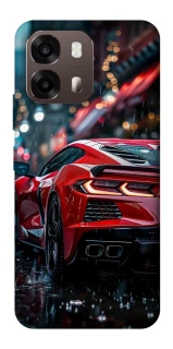Чехол на Oppo A6 Red sports car фото 1 из 2